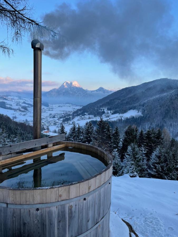Kreitalm - Kraftplatz Im Salzkammergut Neukirchen (Altmunster) Exterior foto